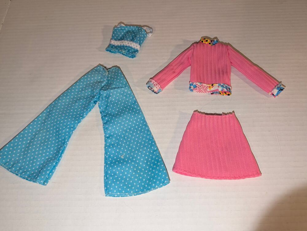 Vintage Kenner Dusty Doll Outfits Trendsetter Pink Fashion Skirt Top Sky Ideas